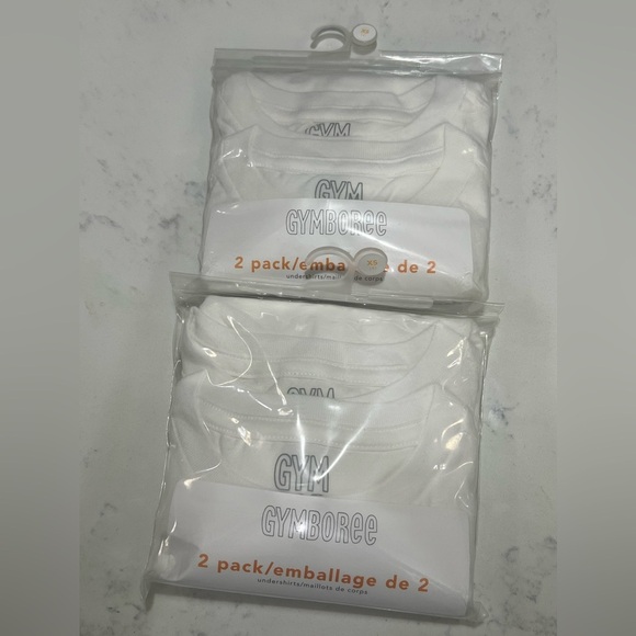 Gymboree White Undershirts 2-Pack - Picture 3 of 5